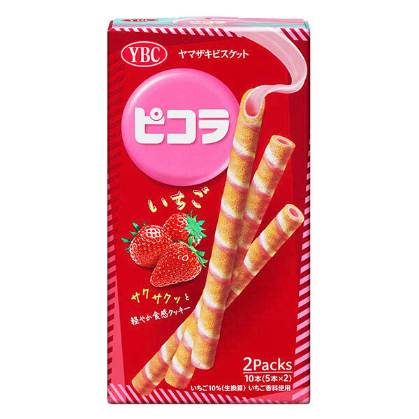 YBC Strawberry Flavour Egg Roll 2 Packs