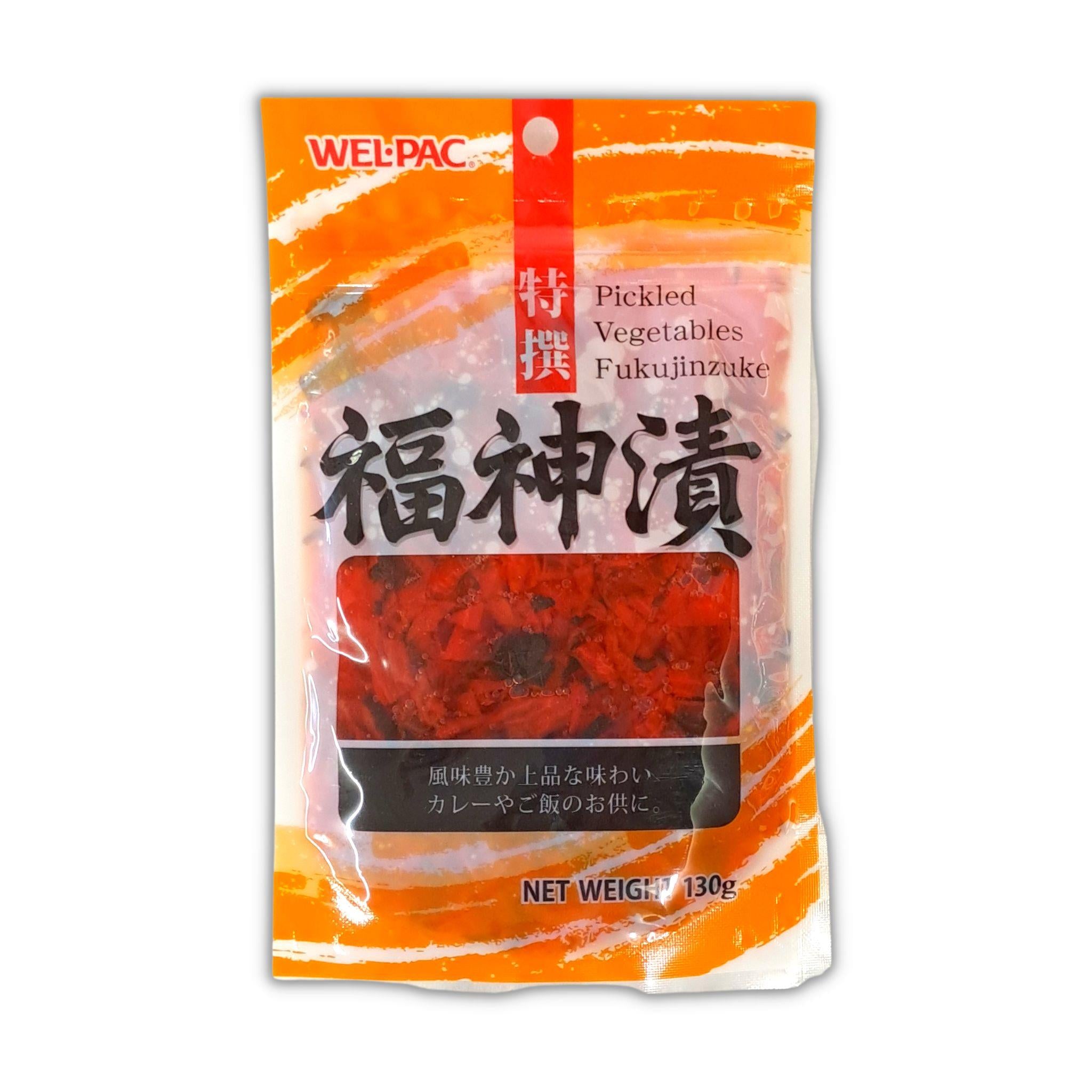 Wel-pac Fukujinzuke Pickled Vegetables 130g