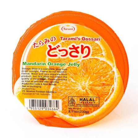 TARAMI Mandarin Orange Jelly 230g (Best Before: 22-04-2027)