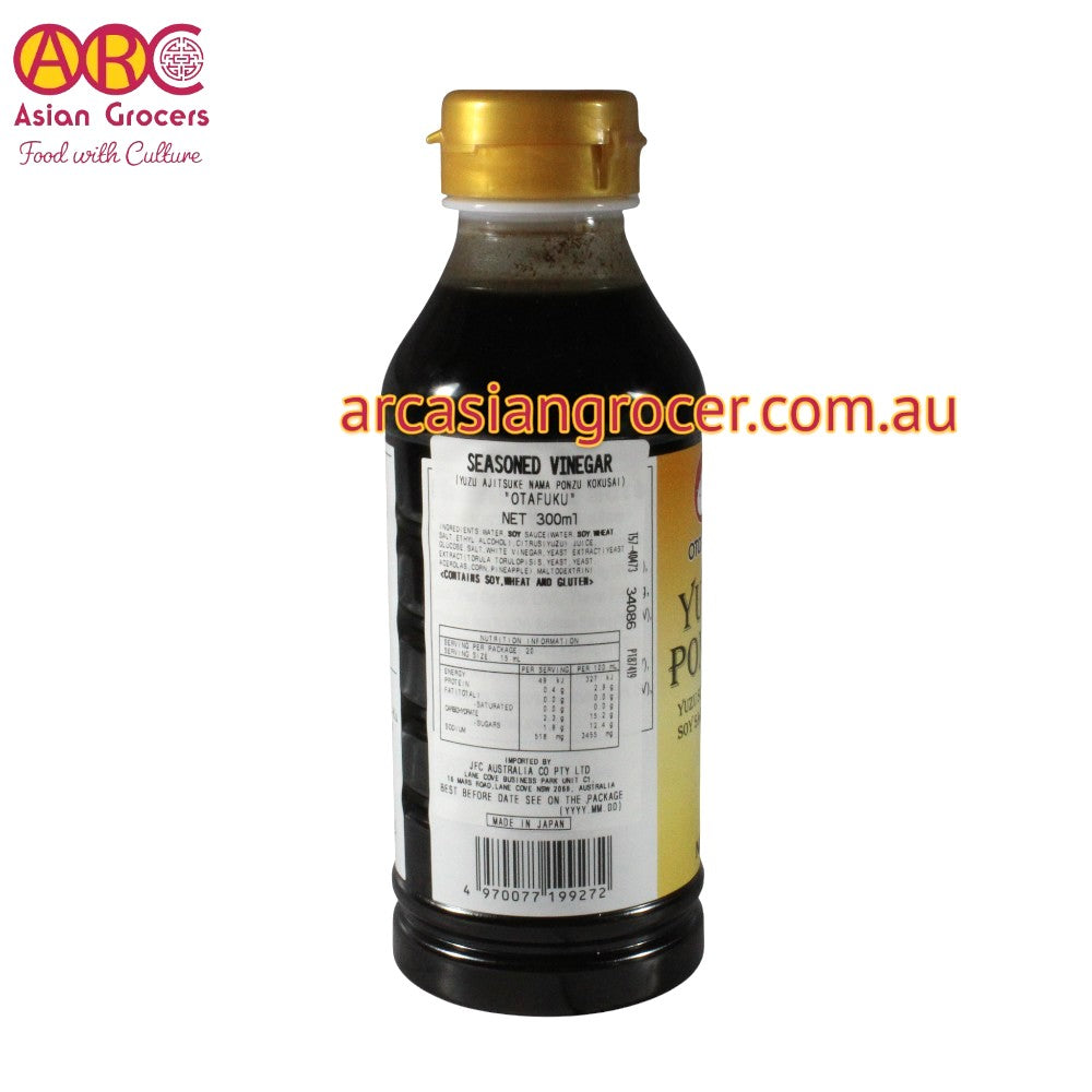 Otafuku Yuzuajitsuke Nama Ponzu (Yuzu Seasoned Soy Sauce) 300ml