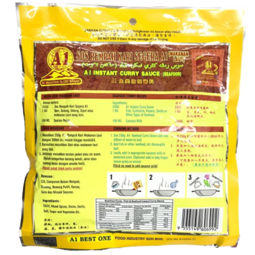 A1 Instant Seafood Curry Sauce 230g