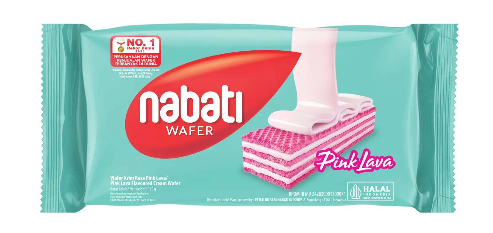 Nabati Pink Lava Flavour Wafer 100g