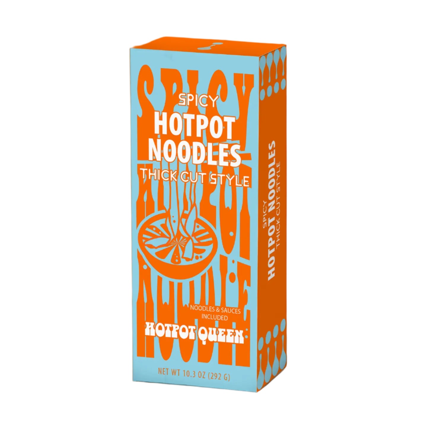 Hot Pot Queen Spicy Thick Cut Style Noodles 146g