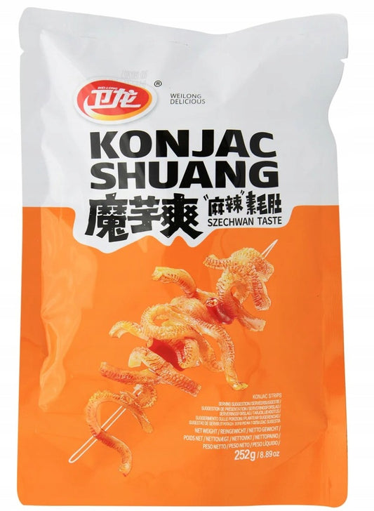 Wei Long Szechwan Flavour Konjac Strips 252g