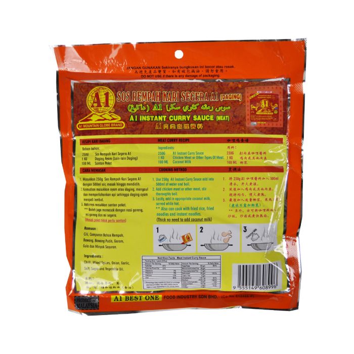 A1 Instant Meat Curry Sauce 230g