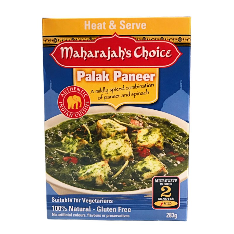 Maharajah's Choice Palak Paneer Ready Meal 283g