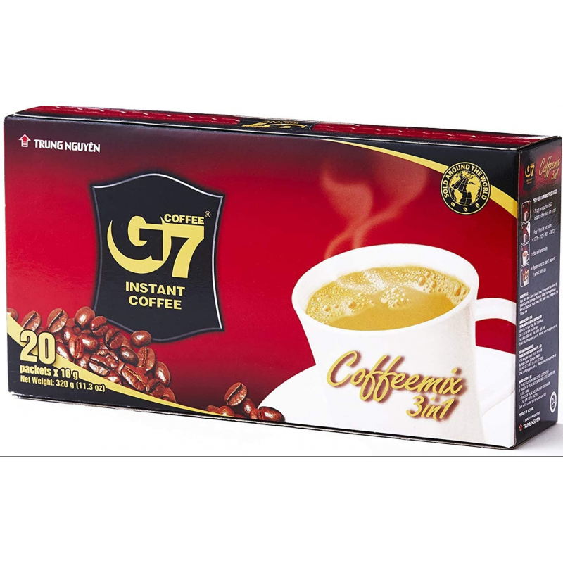 Trung Nguyen G7 Instant Coffee 3-in-1 20 Sachets