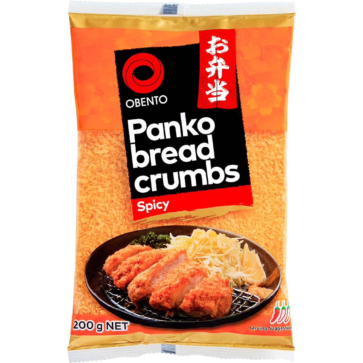 Obento Spicy Panko Bread Crumbs 200g