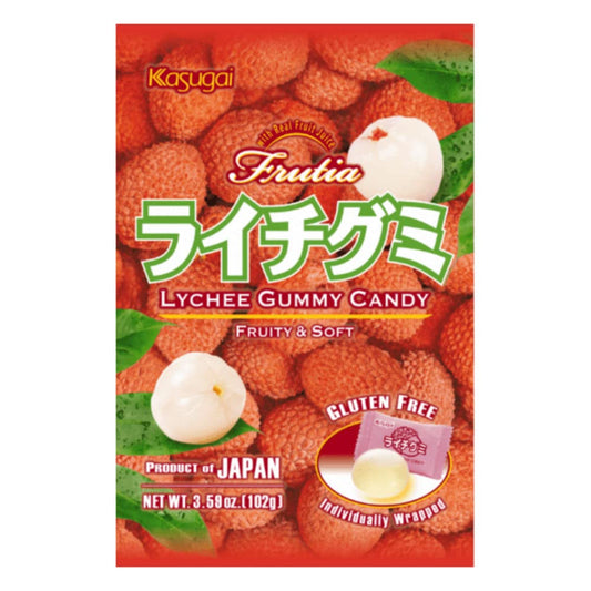 Kasugai Lychee Gummy Candy 108g