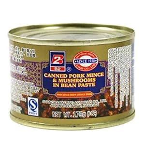 B2 Canned Pork Mince and Mushrooms in Bean Paste 175g