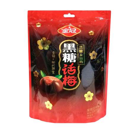Jinguan Brown Sugar Candy with Plum 180g