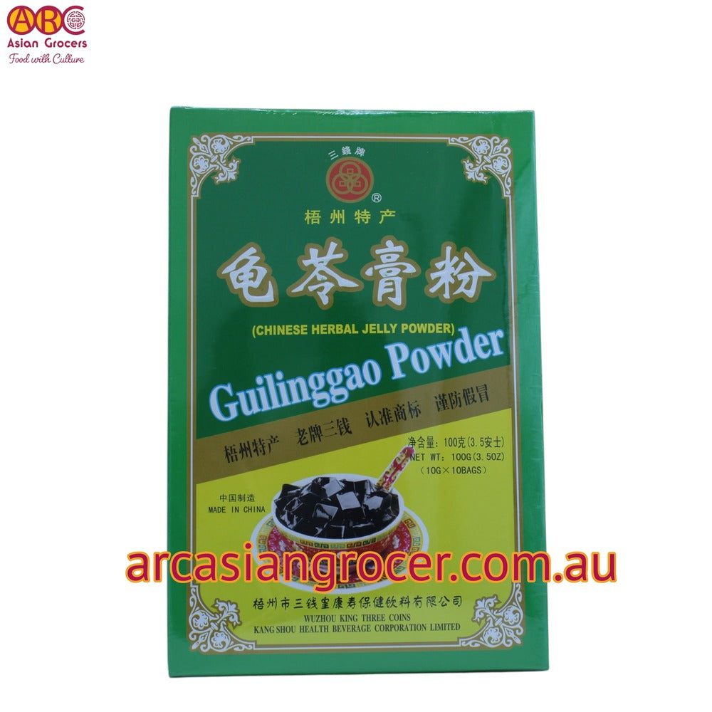 Three Coins Guilinggao Powder (Chinese Herbal Jelly Powder) 10g x 10 Bags (Best Before: 04-02-2027)