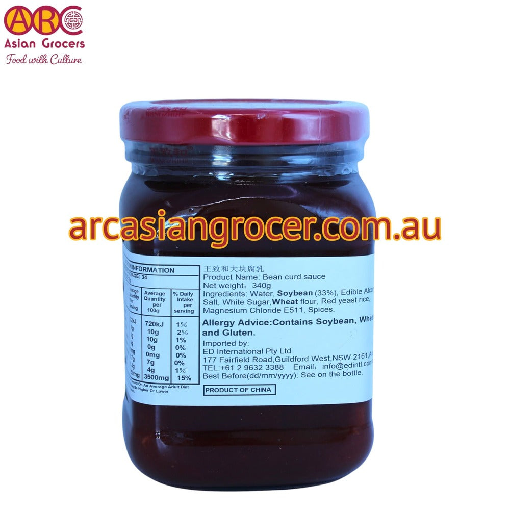 Wang Zhi He Preserved Bean Curd 340g