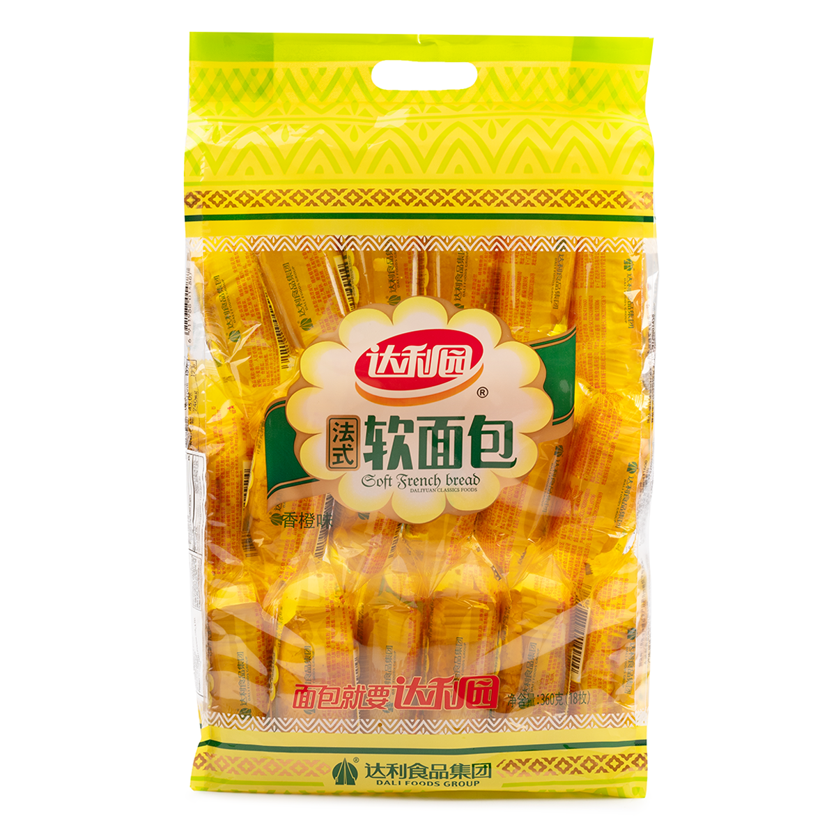 Daliyuan Orange Flavor Mini French Bread 360g