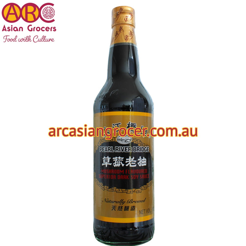 Pearl River Mushroom Superior Dark Soy Sauce 600ml