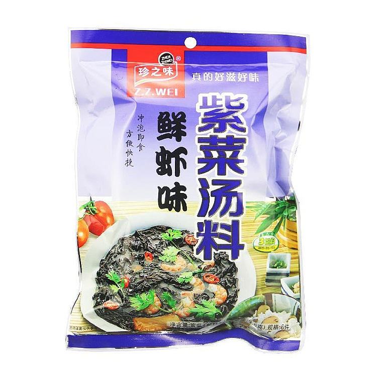 Z.Z.Wei Seaweed Soup Base Shrimp Flavour 72g (Best Before: 02-12-2026)