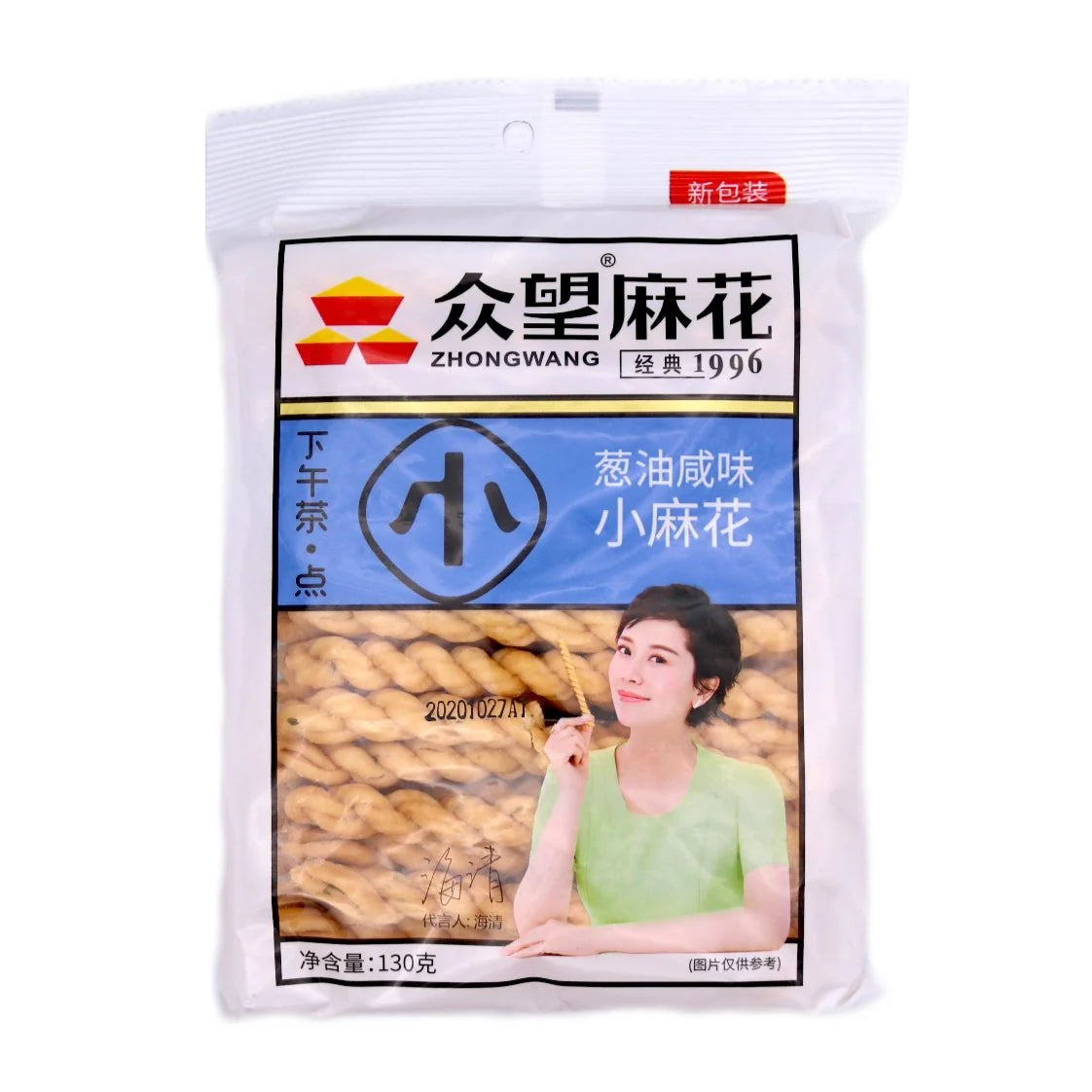 Zhong Wang Shallot Oil Flavour Fried Dough Twist 180g