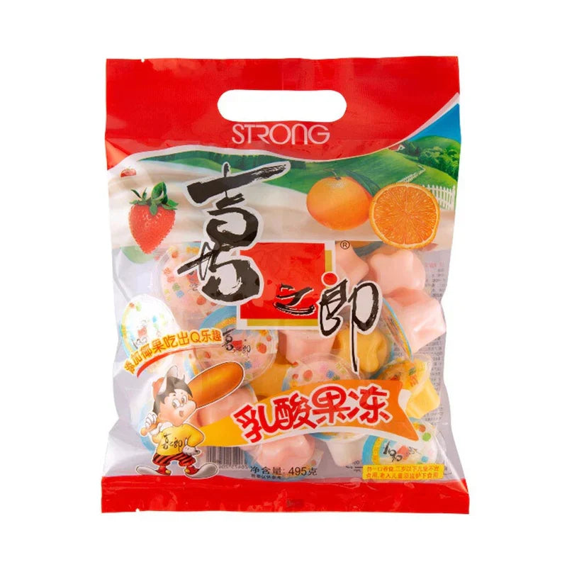 Xizhilang Mixed Fruit Flavour Yogurt Jelly 360g (Best Before: 06-02-2027)
