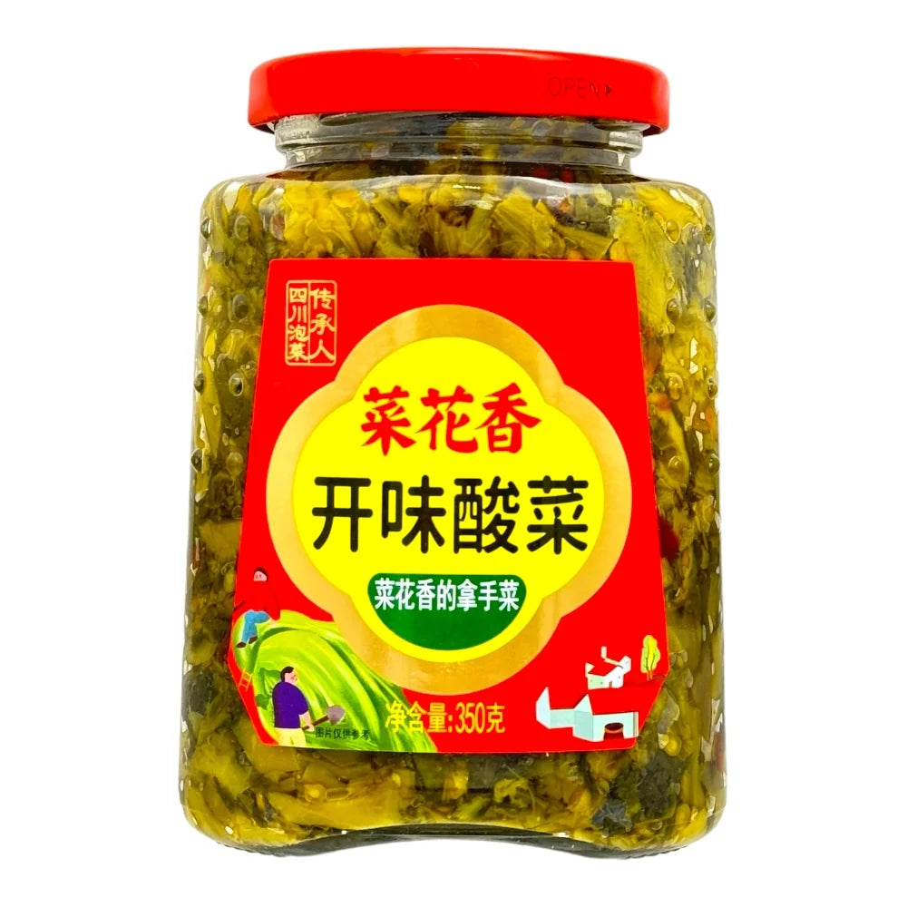 CAIHUAXIANG Preserve Sauerkraut Mustard in Chili Oil 350g (Best Before: 30-09-2027)