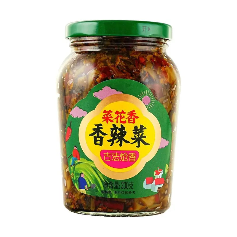 CAIHUAXIANG Spicy Pickled Mustard Leaf 330g (Best Before: 13-02-2028)