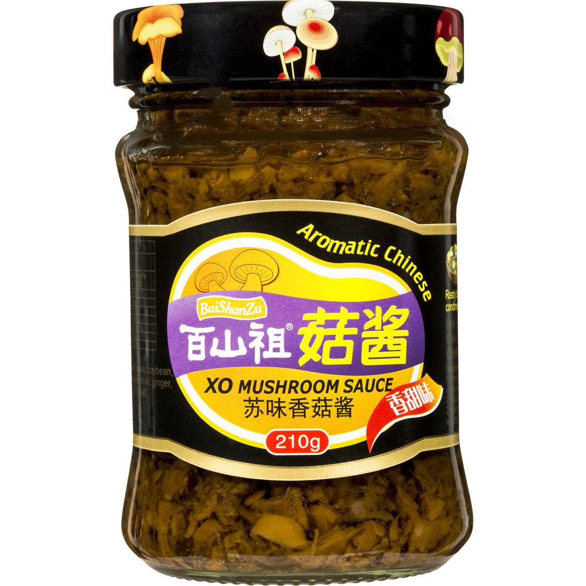 Baishanzu Xo Mushroom Sauce Aromatic Chinese 210g