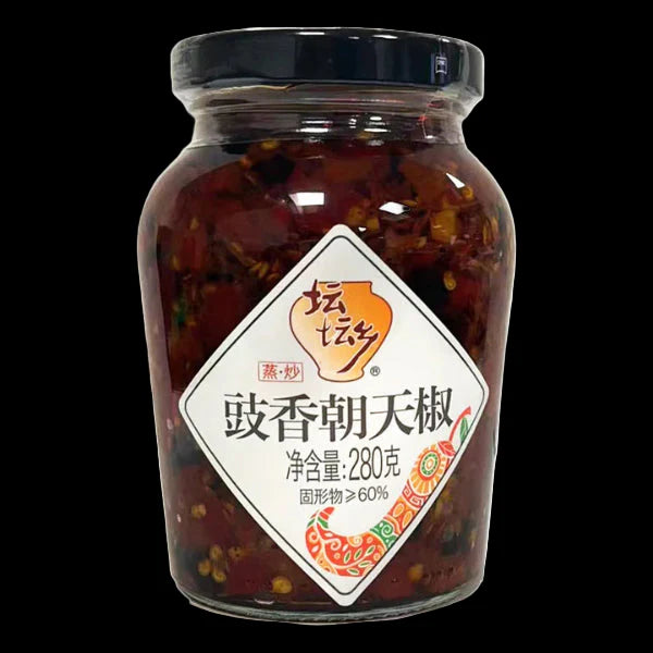Tantanxiang Red Chilli and Black Soybean in Oil 280g