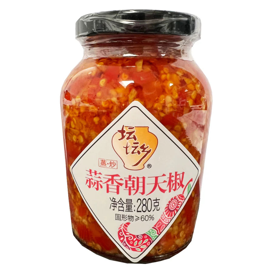 Tantanxiang Garlic Red Chilli Sauce 280g