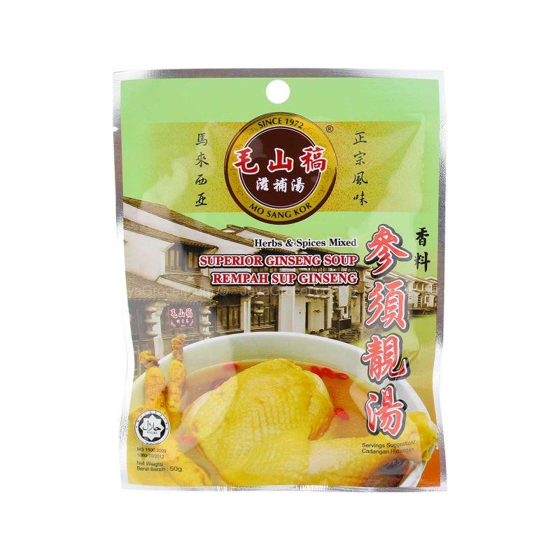Mo Sang Kor Herbs & Spices Mixed Superior Ginseng Soup 50g