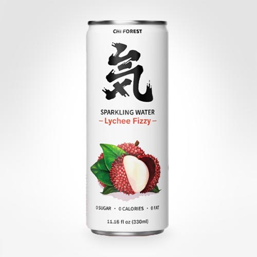 Genki Forest Lychee Flavour Sugar Free Sparkling Water 330ml*6
