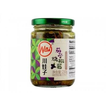 Chuan Wa Zi Roasted Chilli Sauce with Eggplant 230g (Best Before: 28-03-2027)