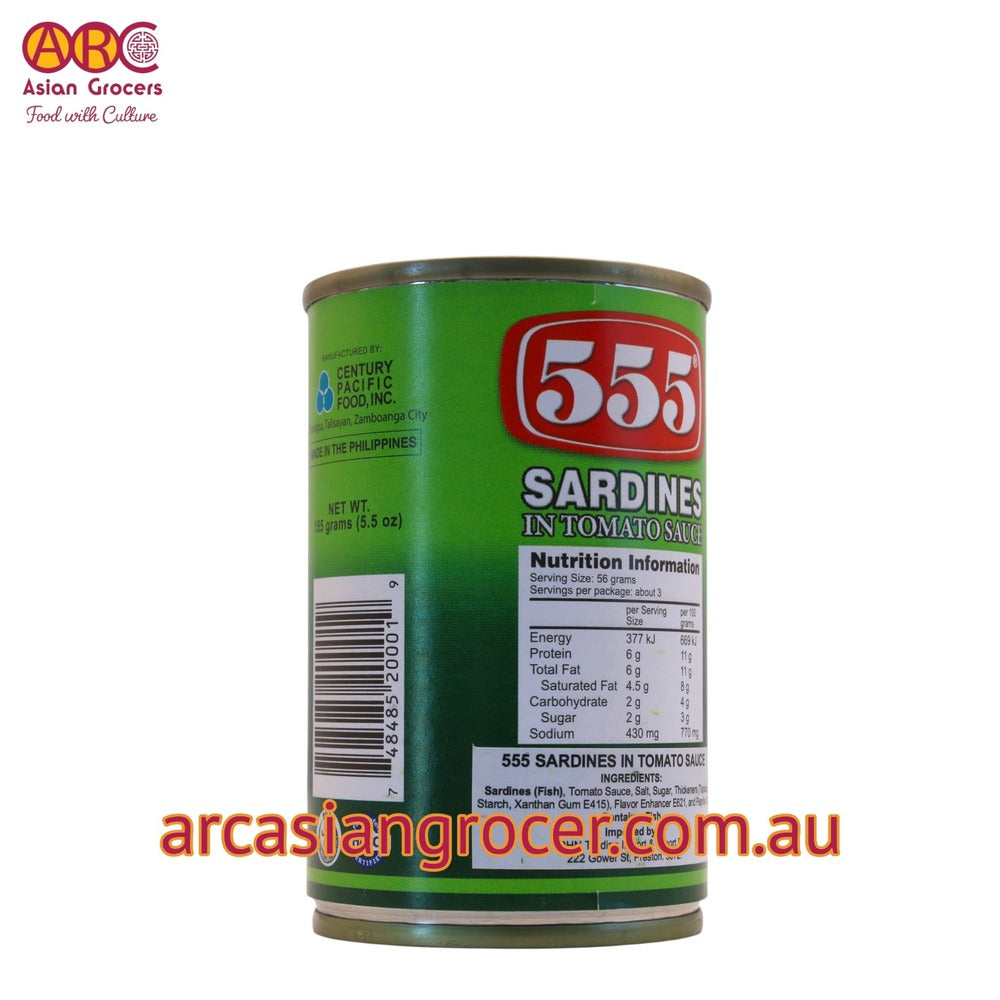 555 Sardines in Tomato Sauce 155g