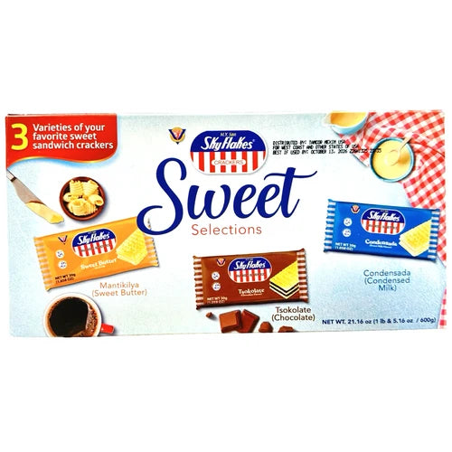 M.Y. San SkyFlakes Sweet Selections Crackers 600g (Best Before: 09-07-2027)