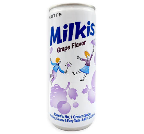 Lotte Milkis Grape 250ml (Best Before: 22-10-2027)
