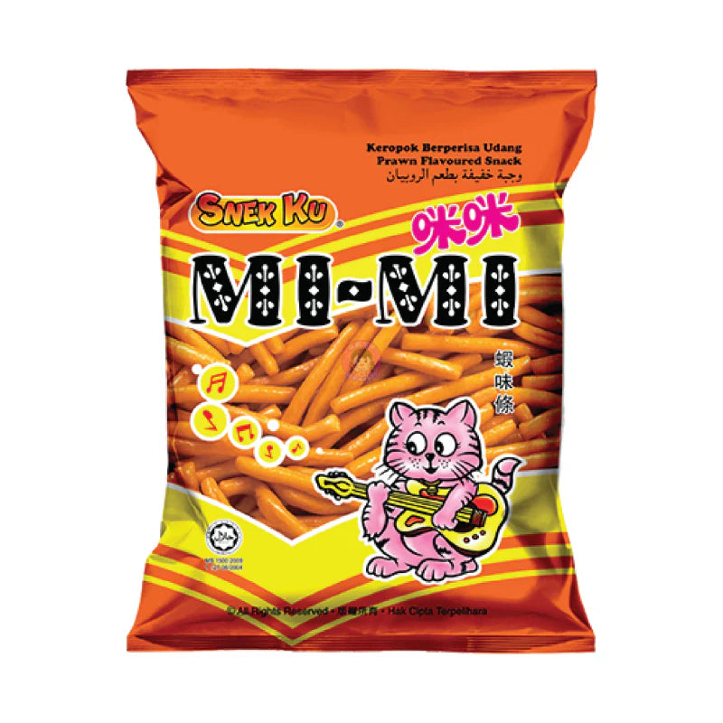 Snek Ku Mi-Mi Prawn Snack 70g