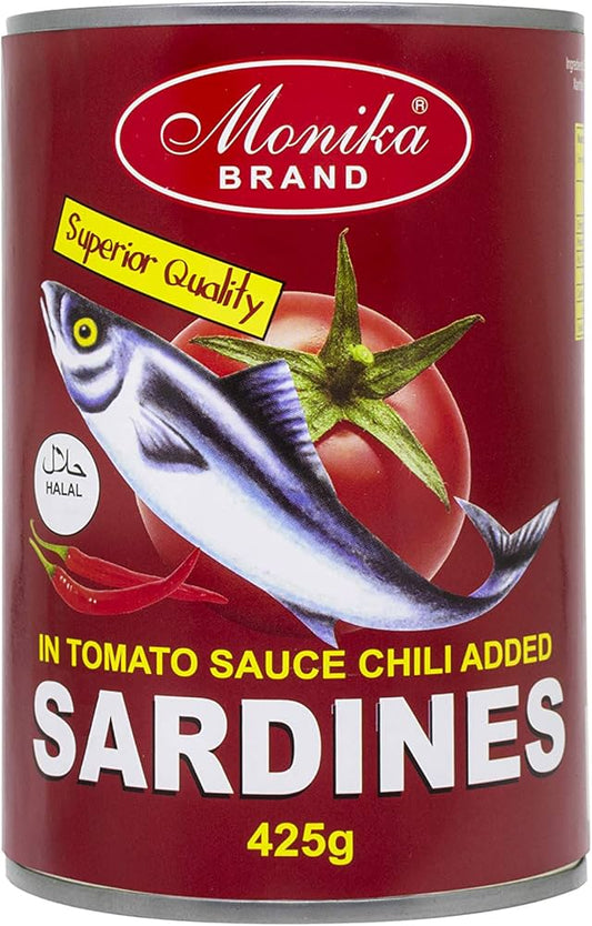 Monika Sardines in Tomato Sauce with Chilli 425g