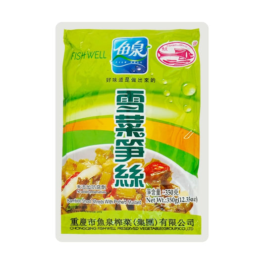 Fish Well Bamboo Shoot with Potherb 350g