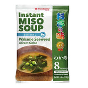 Marukome Instant Miso Soup (Ryoutei No Aji) - Wakame Seaweed Flavour 8 servings 152g (Best Before: 03-07-2027)
