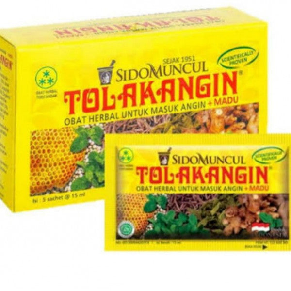 Sidomuncul Tolak Angin Herbal with Honey 12 Sachets (Best Before: 30-11-2027)