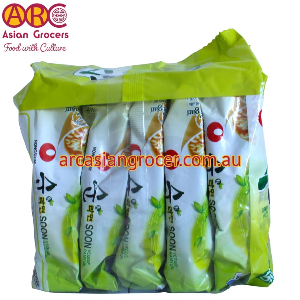 Nongshim Soon Veggie Ramyun 5 Packs
