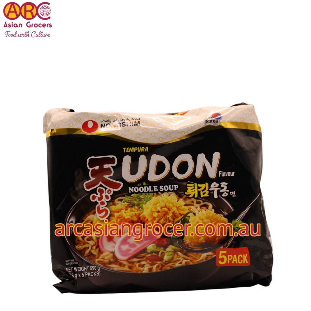 Nongshim Tempura Udon Noodle 5 Packs (Best Before: 28-01-2027)