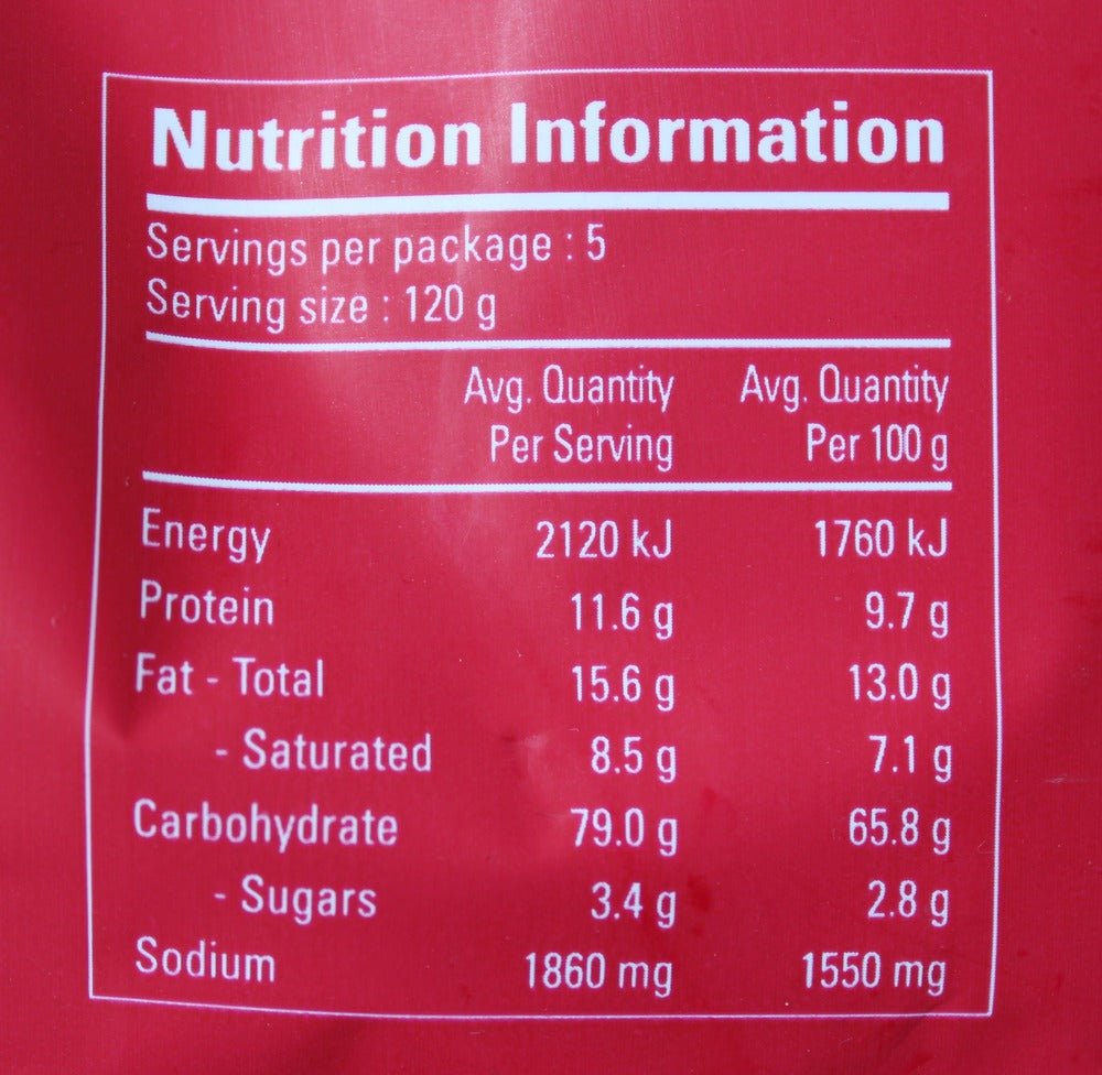 Ottogi Jin Spicy Flavour Ramen Instant Noodles 5 Packs
