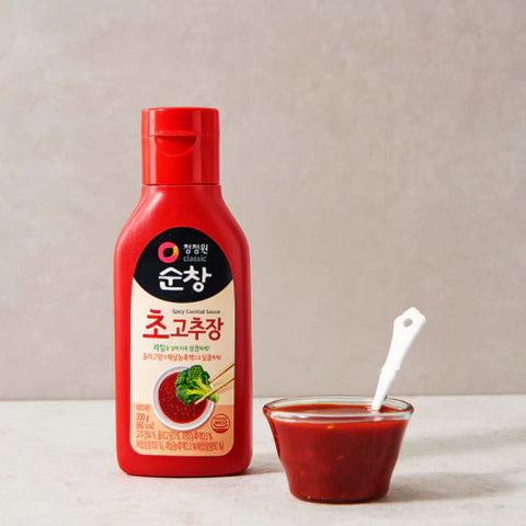 Chung Jung Won Spicy Cocktail Sauce (Vinegar Chilli Sauce) 300g