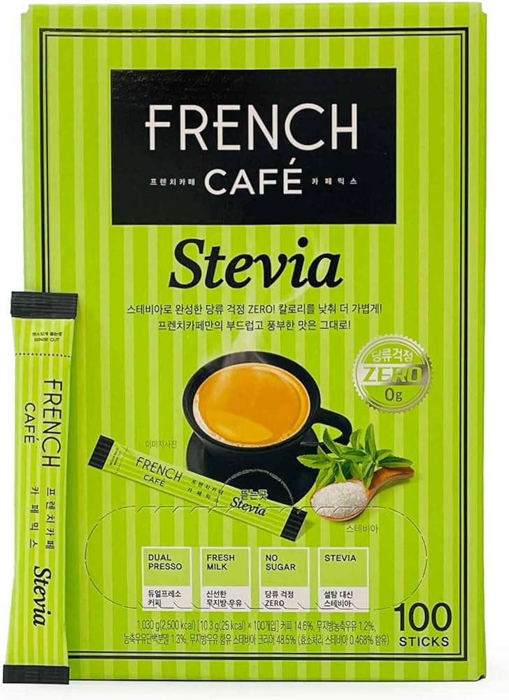 Namyang French Cafe Stevia Coffee Mix 100 Sticks