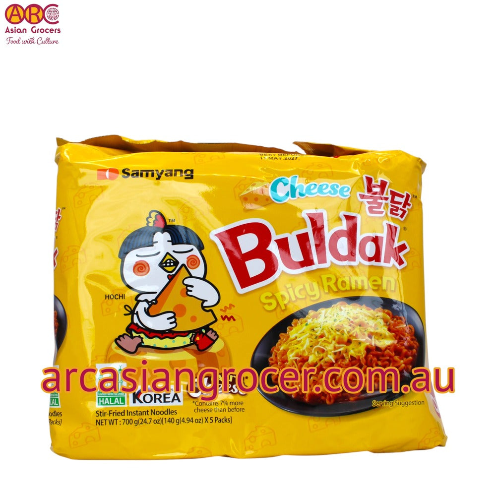 Samyang Hot Chicken Flavour Ramen Cheese Flavour 5x140g