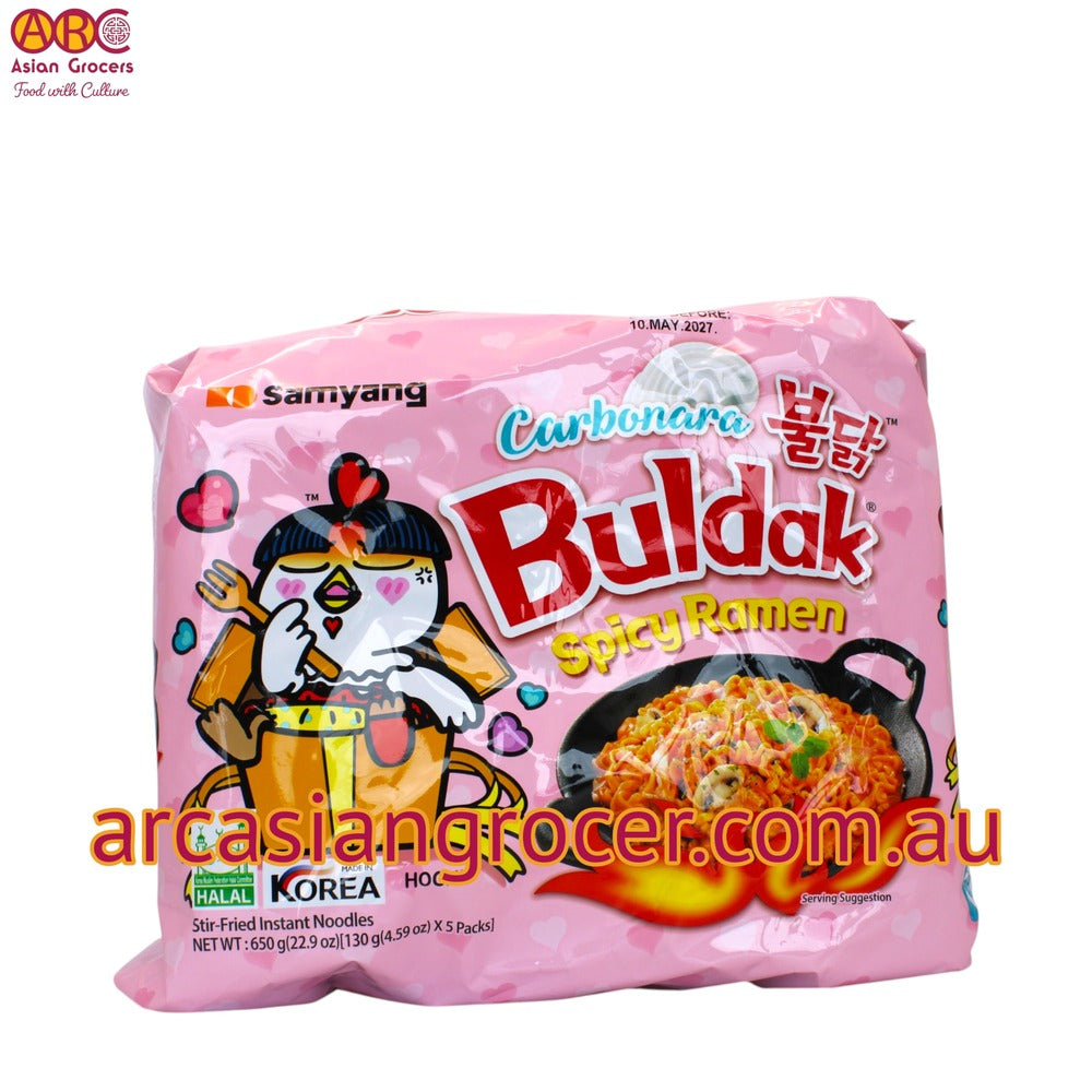 Samyang Buldak Hot Chicken Ramen Carbonara 5 Pack