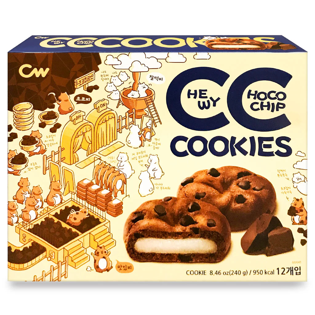 CW Chewy Chocochip Cookies 12 Pieces