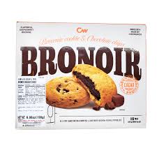 CW Bronoir Brownie Cookie & Chocolate Chips 12 Pieces