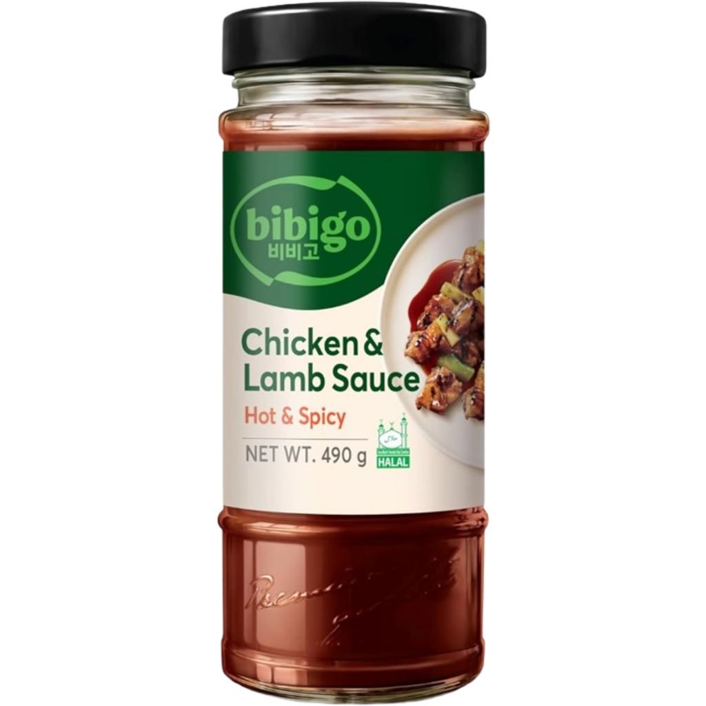 CJ Bibigo Chicken & Lamb Sauce - Hot & Spicy (Halal) 490g