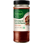 CJ Bibigo Chicken & Lamb Sauce - Hot & Spicy (Halal) 490g