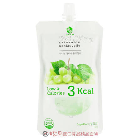 Jelly.B Drinkable Konjac Jelly Grape Flavour 150ml (Best Before: 13-10-2027)